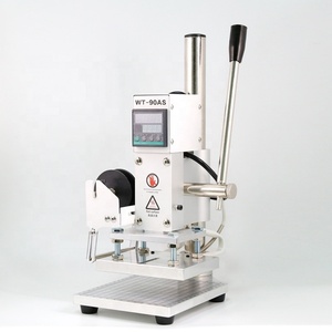 Gold Foil Printing Machine With Custom Stamp Area 5x7cm for <b>Leather</b> Tools Manual Hot Stamping Machine - Product Image 6