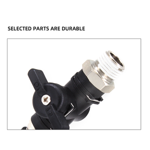 Interrupteur de tuyau de gaz en plastique pneumatique série <span class=keywords><strong>Buc</strong></span>, connecteur rapide, raccord de vanne à bille manuelle, interrupteur rotatif, limiteur de courant - Product Image 2