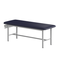 Série clinique H-Brace acier Base ouverte Style lit d'examen manuel Table de traitement Durable H-Brace Massage médical clinique hospitalière