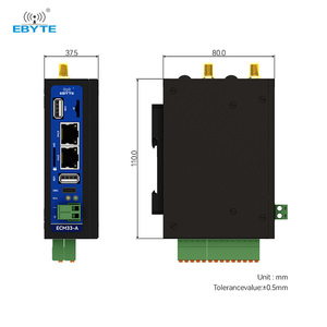 Passerelle industrielle ECM33, module CDSENET T536 double Gigabit Ethernet WIFI CAN FD RS232 RS485 DC9-36V, personnalisable ODM EBYTE - Product Image 2