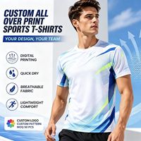 Camiseta Deportiva Personalizada con Marca, Base Resistente de Poliéster Reciclado, Silueta Regular para Ejercicio en Parques y Eventos Organizacionales