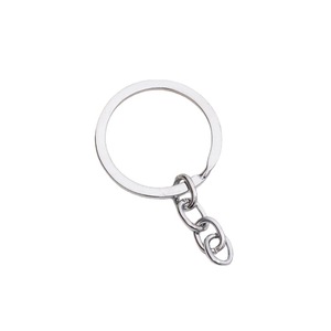 Metal <b>Key</b> <b>Chains</b> Round Nickel Chrome Gold Antique Bronze Hard Wearing Keychain Pendants - Product Image 5
