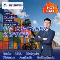 Expédition de conteneurs FCL de la Chine vers le monde entier, porte à porte, avec assurance, agent logistique