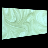 Panneaux muraux en marbre artificiel motif jade queue de phénix, imperméables, durables, ignifuges, taille personnalisable pour extérieur