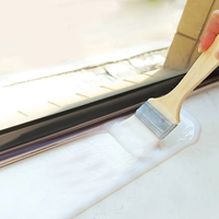 Colle transparente imperméable à appliquer au pinceau pour toiture, murs extérieurs, rebords de fenêtre, revêtement hydrofuge écologique