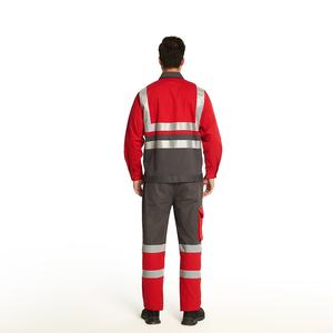 卸売衣料 防火 反射 作業服 ストリップ付きカバーオール 難燃衣料 ユニフォーム - Product Image 5