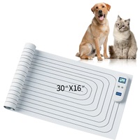 Tapis d'entraînement rechargeable pour animaux de compagnie, dissuasion électronique par électrostatique, tapis anti-évasion pour chien, couverture d'isolement intérieure, clôture en PVC pour animaux