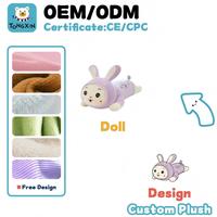 Juguetes de Peluche de Conejo de Pascua con Orejas Largas, Personalizados con Logotipo, Lindos y Suaves, para Niños, Regalo, Muñecos de Peluche, CPC OEM, Venta al Por Mayor