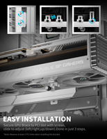 Support de carte graphique anti-affaissement upHere GL7 pour PC de bureau