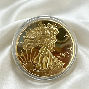 Moneta da Collezione 2026 Walking Liberty Eagle 1oz 999 Placcata in Titanio, Non Circolare, per Collezionismo e Hobby, Supporto per Incisione Personalizzata - Product Image 2
