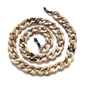 Chaîne de lunettes en résine colorée à prix d'usine / Collier pour lunettes de soleil, chaîne en acrylique pour lunettes, pièces de lunettes - Product Image 5