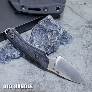 Coltello da Campeggio Outdoor a Lama Fissa con Manico in G10, Coltello Multifunzionale di Qualità Garantita, Vendita all'Ingrosso - Product Image 5