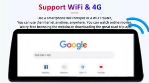 12.3 inch IPS màn hình cảm ứng xe đài phát thanh Video Player cho BMW 5 Series EVO 2018-2022 Android Auto GPS Navigator Bluetooth 4 gam Wifi - Product Image 2