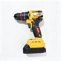 Perceuse sans fil 21V sans balais, jeu de 24 pièces, mandrin auto-serrant 10mm, couple 60N.m, outil électrique pour bricolage et réparation domestique, vente en gros OEM