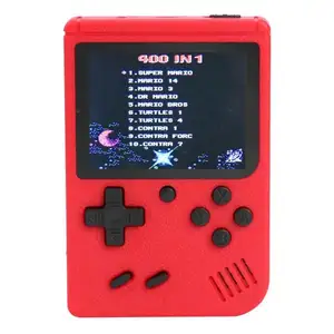 400 juegos MINI portátil Retro consola de Video juego de mano por los jugadores de 8 bits construido-en Color de 3,0 pulgadas pantalla LCD