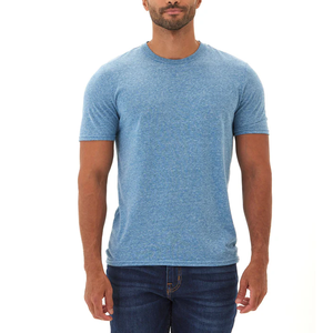 <span class=keywords><strong>T</strong></span>-<span class=keywords><strong>Shirt</strong></span> da <span class=keywords><strong>uomo</strong></span> personalizzate in misto Tri 50% poliestere 25% <span class=keywords><strong>cotone</strong></span> 25% raion in bianco <span class=keywords><strong>tinta</strong></span> <span class=keywords><strong>unita</strong></span> in tessuto a maglia <span class=keywords><strong>tinta</strong></span> <span class=keywords><strong>unita</strong></span> <span class=keywords><strong>T</strong></span>-<span class=keywords><strong>Shirt</strong></span> da <span class=keywords><strong>uomo</strong></span> in misto Tri - Product Image 4