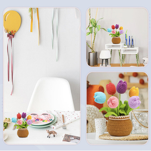 Tutorials vidéo pour le tricot DIY, kit complet de crochet pour animaux, crochet pour adultes et enfants, adorable chien au crochet - Product Image 5