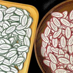 Cartes de pâtisserie <span class=keywords><strong>Totem</strong></span> colorées, étiquettes personnalisées, décorations de logo pour desserts, impression numérique fantaisie, pelliculage, gaufrage - Product Image 3