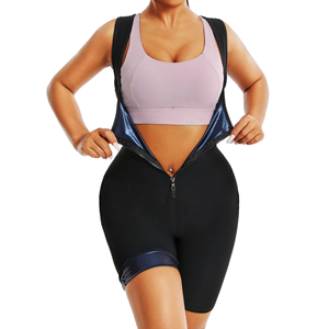 2025 femmes corps complet Fitness body respirant Spandex sueur Shapewear taille formateur ventre graisse entraînement minceur Sauna gilet - Product Image 3