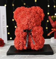 Hadiah ulang tahun pacar perempuan, bunga abadi romantis busa mawar hadiah Hari Valentine untuk saudara perempuan Qixi