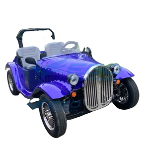 Auto Turístico Convertible, Mini Auto Clásico Vintage, Vehículo Eléctrico Retro de 2 Plazas, Vehículo Pequeño EV para Recorridos Urbanos - Product Image 1