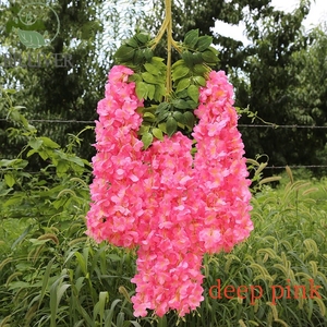 Nhân Tạo Wisteria Hoa Trung Tâm Mua Sắm Bên Đám Cưới Trần Trang Trí Trang Trí Nội Thất Cánh Hoa Nhân Tạo Chuỗi - Product Image 6