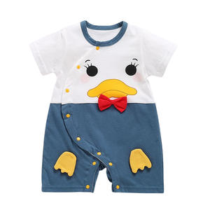 Mono de manga corta para bebé, traje de gateo de dibujos animados para bebé, ropa bonita de primavera y verano para recién nacido, ropa fina de Anime Unisex - Product Image 1