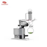 GWSI Evaporator Vakum Putar Kaca Borosilikat Tinggi Elektrik Digital Pompa Distilasi Rumah/Pertanian 380V 6300W Mudah Dioperasikan Baru