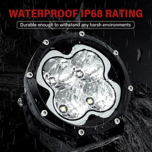 Ambre blanc 5 pouces 12V phare LED brouillard/lumière de fossé de conduite DRL pour voiture 4x4 jeep <span class=keywords><strong>camion</strong></span> <span class=keywords><strong>Super</strong></span> lumineux hors route jeep Spot Light - Product Image 2