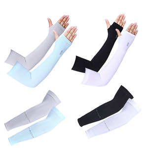 Aqua-Juva Ice Silk <b>Arm</b> Sleeves Unisex Anti-Uv Quick Dry Breathable Sun Protection For Sports Cycling - Product Image 5