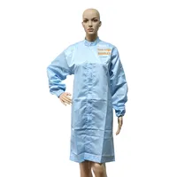 Macacão antiestático para trabalho, roupa protetora para uniforme de trabalho, anti-estática para limpeza de roupas esd