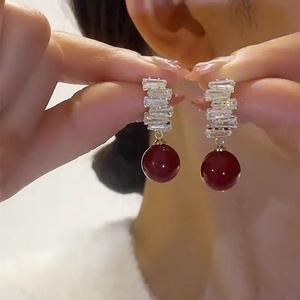 Pendientes de Perlas de Imitación de Moda Francesa para Mujer, Pequeños, Únicos, Ligeros, de Lujo, <span class=keywords><strong>Accesorios</strong></span> de Alta Gama para las Orejas - Product Image 5