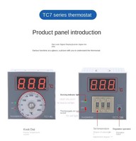Thermostat numérique TUOBANG TC7-D/TC7-R à cadran rotatif, contrôleur de température industriel OEM/ODM pour extrudeuse