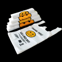 Sacs en plastique PE durables pour supermarché, impression en héliogravure pour sacs fourre-tout et sacs à t-shirt personnalisés avec logo – Vente chaude