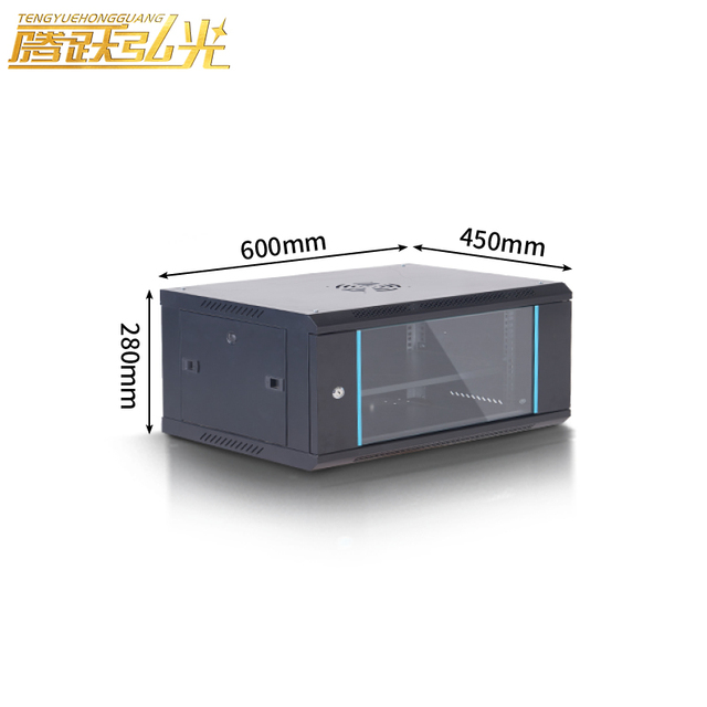 Cross-border Supply 19 Inch Easy-Packing Floor Standing Perforated Wall Mount Open Rack 4U Network Cabinets in Stock
