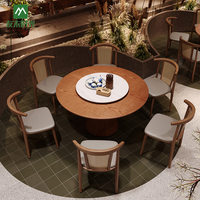 Chinesischer Stil Umweltfreundliche Langlebige Traditionelle Design Restaurant Massivholz Esszimmerstühle Tischsets für Gewerbliche Nutzung Youmu