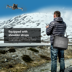 Estuche Protector Rígido Amazear para DJI Mini 5 Pro, Material ABS+EVA, Resistente a Impactos, Color Negro y Rojo - Product Image 5