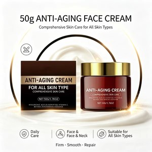 Crema Facial Antienvejecimiento con 50g de Vitamina C y Ácido Hialurónico para Adultos - Hidratante, Iluminadora, Reparadora de la Barrera Cutánea para Mujeres, Todo Tipo de Piel - Product Image 4