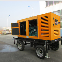Générateur à gaz silencieux 15KW 30KW 50KW 80KW 150KW 200KW 500KW, type super silencieux, démarrage automatique, télécommande, usage commercial, ISO CE