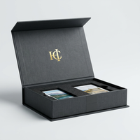 Boîte cadeau rigide magnétique orientée PPWR personnalisée avec logo OEM, emballage en carton recyclable