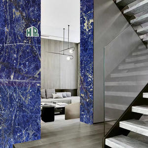 Losas de mármol de Isla de piedra <span class=keywords><strong>azul</strong></span> pulida HDSTONE para <span class=keywords><strong>cocina</strong></span>, baño, sala de estar, pared de fondo de Villa - Product Image 5