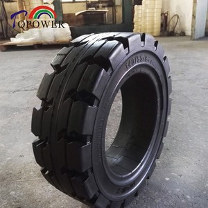Pneu plein Topower 18*9-8 à design diagonale pour engins de génie civil, chargeurs, chariots élévateurs et excavatrices - Product Image 1