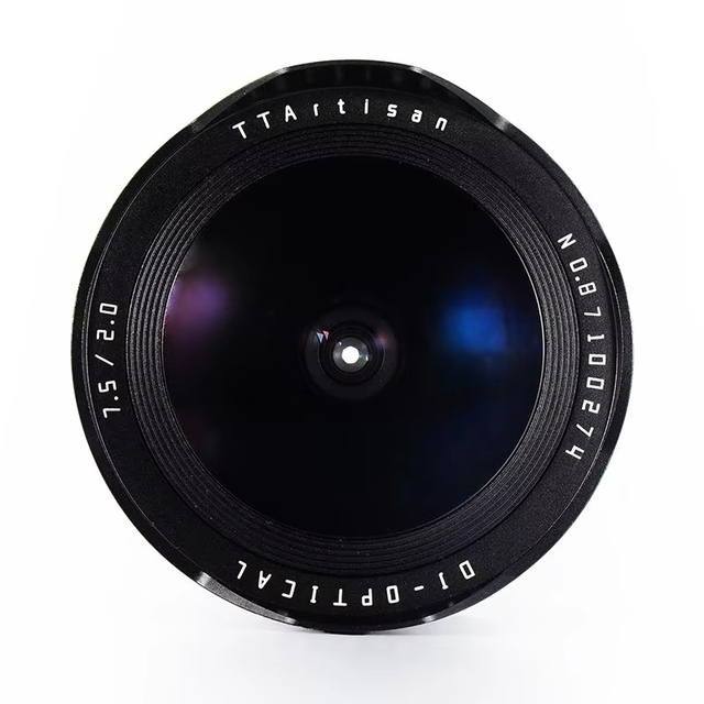 TTArtisan 7.5mm F2 Fisheye Lens APS-C Manual Focus 180° Ultra Wide Angle for Sony E Fuji X Nikon Z Canon RF M43