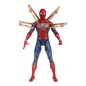 Figuritas DE ACCIÓN genuinas Spider <span class=keywords><strong>Man</strong></span> Doll figura Metal modelo coleccionable juguete niños regalo personalizado PVC figura de acción - Product Image 1