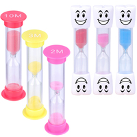 Minuterie sablier 30sec/1min/2min/3min/5min/10min Minuterie Brossage des dents Sourire Petit sablier coloré Jeu sablier