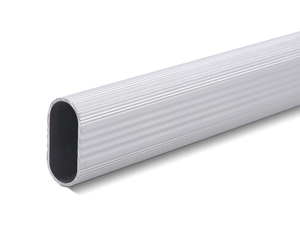 Rail de suspension pour vêtements, tube en aluminium, forme ovale pour <span class=keywords><strong>armoire</strong></span>, placard - Product Image 2