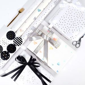 High Quality Wholesale 80g <b>Christmas</b> Art Paper Tissue 43*300cm Gift Luxury Custom Birthday Packaging Wrapping Paper Roll - Product Image 3