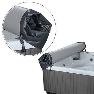 TSPK Roll-Up Swim Spa Cover Oxford Cloth para Spa al aire libre Piscina <span class=keywords><strong>Bañera</strong></span> Hot Tub Covers Ahorro de espacio Rolling Design Swim Spas Tubs - Product Image 3