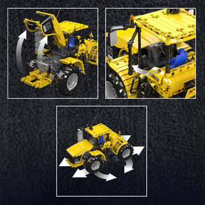 Moule King 17081 1300PCS Ingénierie Série Challenger Articulé Tracteur Briques Modèle Technique Éducatif Jouet Festival Cadeau - Product Image 5