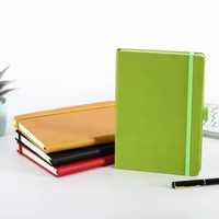 Funda Organizadora para Cuaderno de Cuero PU Personalizada, Agenda de Negocios A5, Porta Planificador con Presilla para Bolígrafo y Bolsillo para Tarjetas